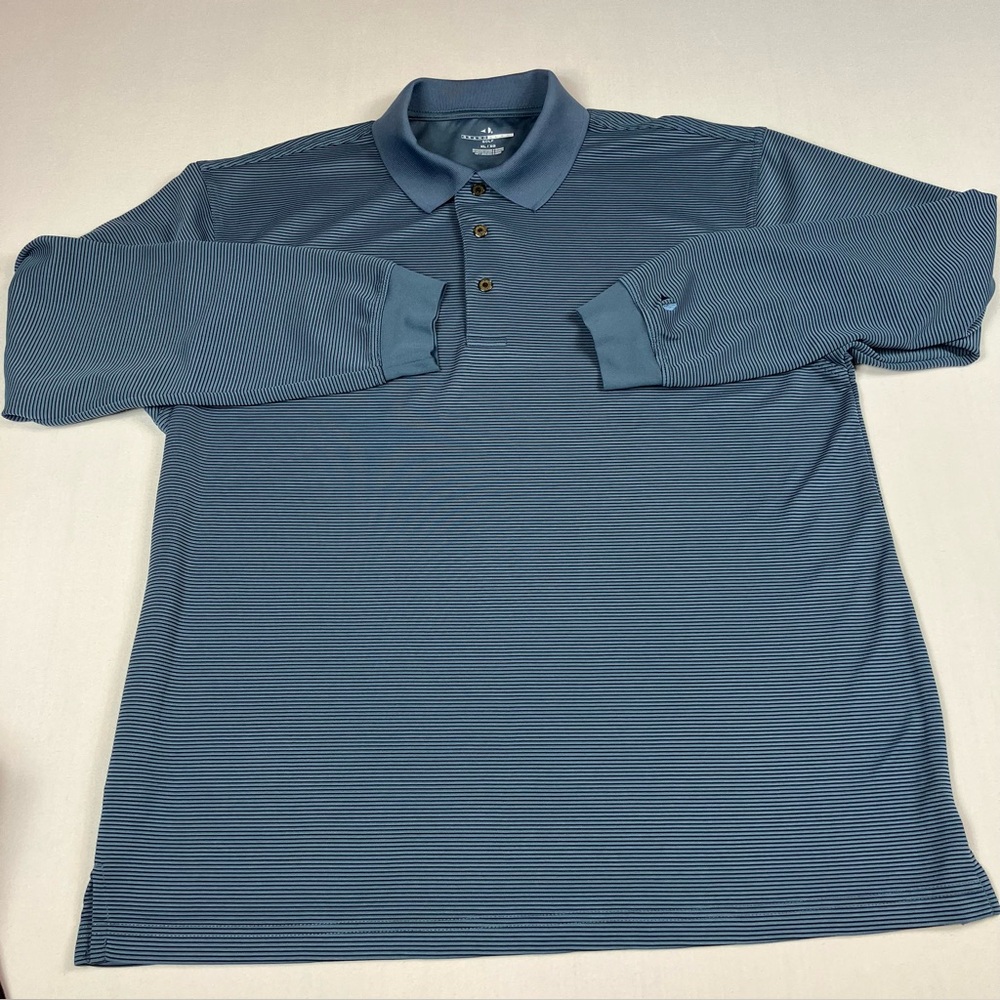 📦⛳️Grand Slam Men’s Polo Golf Shirt in Blue long sleeve XL DISCOUNTED SHIPPING - Picture 1 of 11